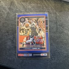 2024-25 Panini Nba Hoops - Premium #157 Derrick Jones Jr. Blue Prizm 