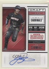 2018 Panini Contenders Draft Picks Draft Ticket Josh Stowers #52 Auto 03xg