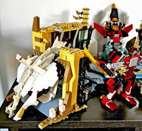 LEGO Ninjago Samurai X Cave Chaos 70596 Incomplete