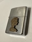 VINTAGE ZIPPO LIGHTER 1981 Crowned Female Profile — photo 1
