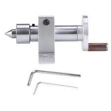 Mini tornio con contropunta girevole a doppio cuscinetto resistente, accessori