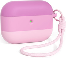 for Airpods Pro 3 Case 2025 , Cute 3-Color Gradient Silicone Shockproof Cover w