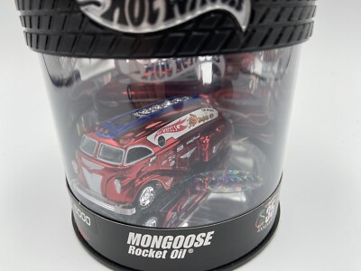 Hot Wheels SAMPLE Oil Can Mongoose Rocket Oil 35th