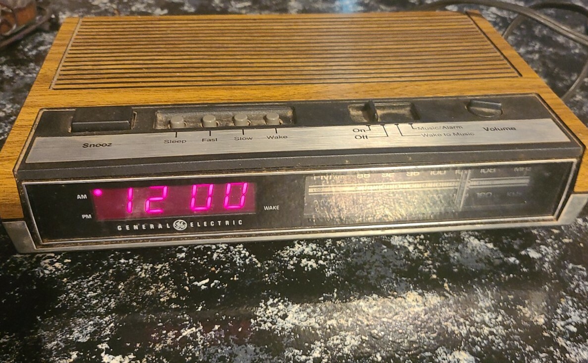 GENERAL ELECTRIC ラジオ時計 1950製MADE IN USA GENERAL ELECTRIC