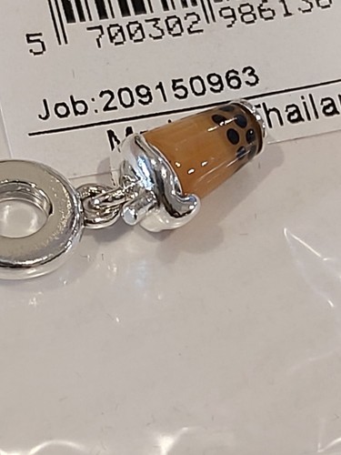Auténtico dije colgante de té burbuja de cristal de Murano de plata esterlina Pandora 791685C01 - Imagen 9 de 14