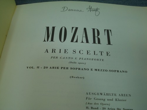 MOZART Arie Scelte Vol. 2 saubere 148 Seiten LQQK! - Bild 3 von 4