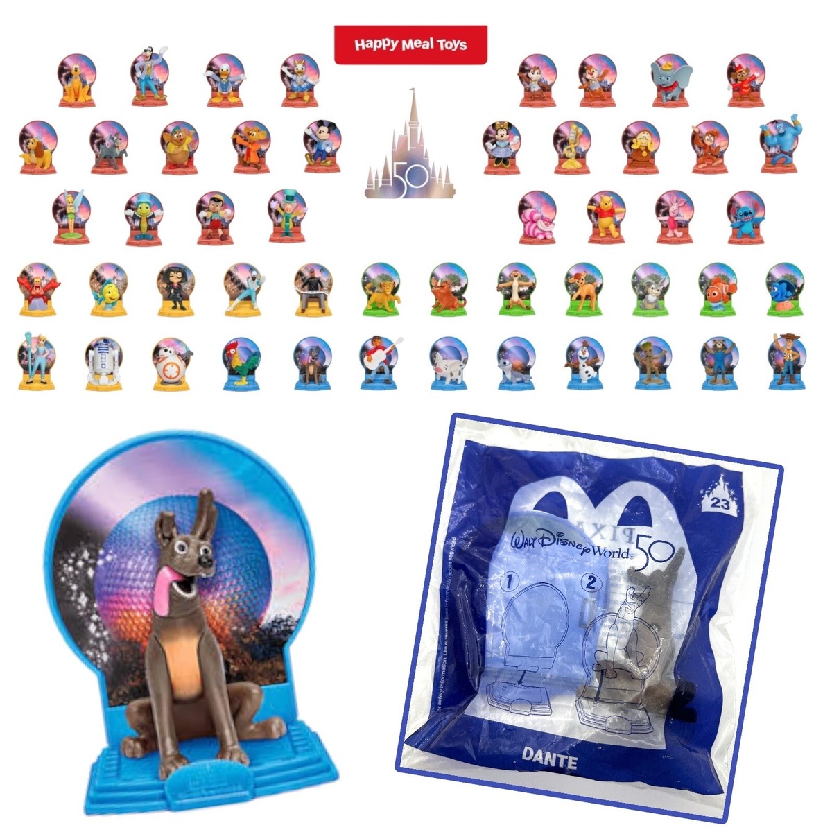 2021 Disney World 50th DANTE #23 COCO MOVIE McDonalds Happy Meal