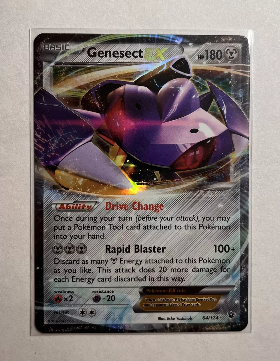 Genesect EX Pokemon TCG - Fates Collide 64/124 Holo Ultra Rare EX - NM