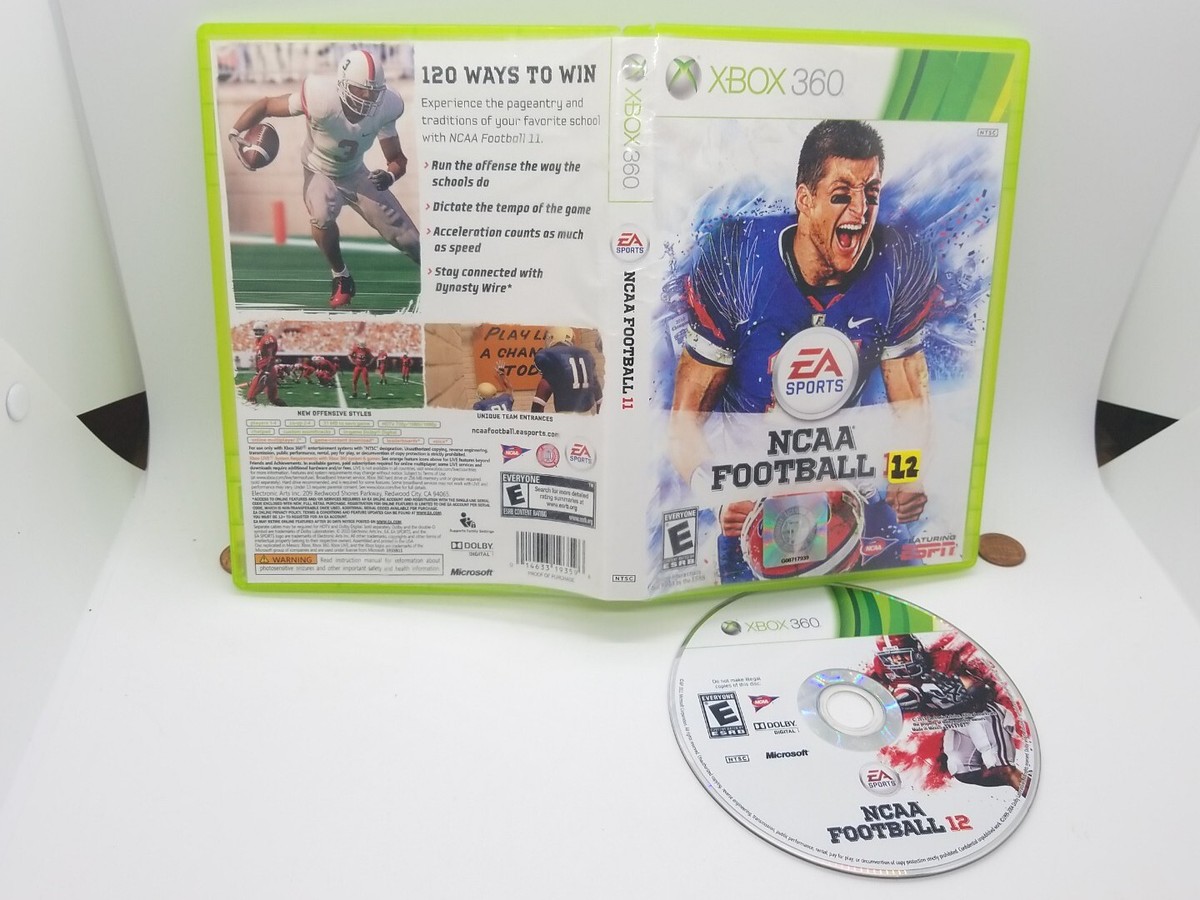 NCAA FOOTBALL 12 (Microsoft Xbox 360, 2011) 14633195378|