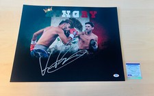 KINGRY THE FLASH RYAN GARCIA SIGNED CUSTOM 16x20 PHOTO PSA CERTIFIED