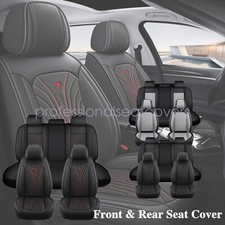 For Toyota Rav4 Car Front Rear 5-seat Covers Deluxe Pu Leather Protector For Toyota Rav4 Car Front Rear 5-seat Covers Deluxe Pu Leather Protector