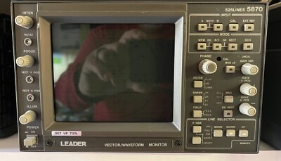 Leader vector/waveform monitor 525Lines 5870 | eBay