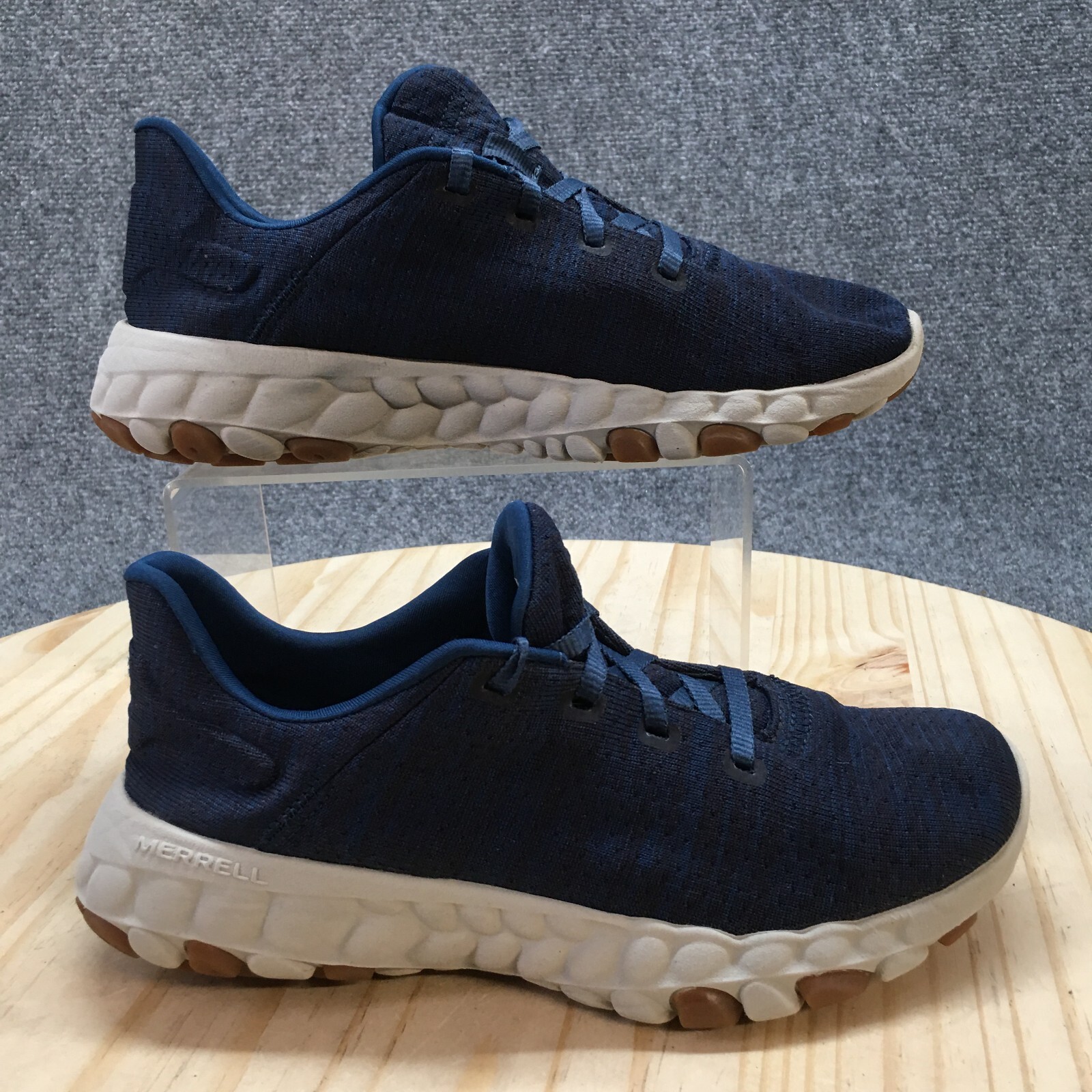 Zapatos Merrell para mujer 6,5 Anexo Trak V azul marino con cordones de senderismo