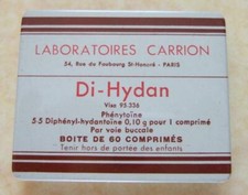 Di-Hydan Laboratoires Carrion Retro Empty Pharmacy Box