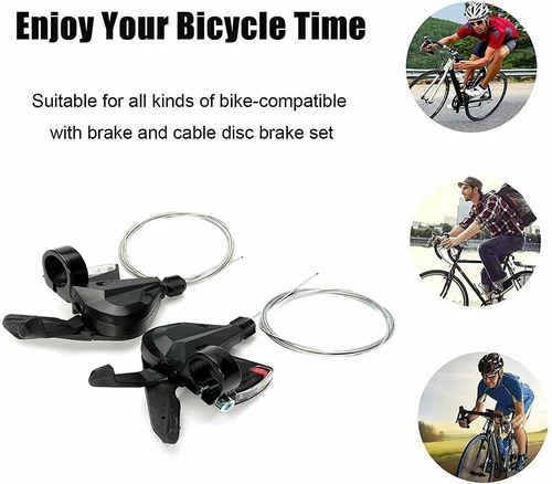 2 Tlg Fahrrad Schalthebel Altus SL-M 310 für Shimano 3x8-fach 24Gang Schaltung - Bild 5 von 11