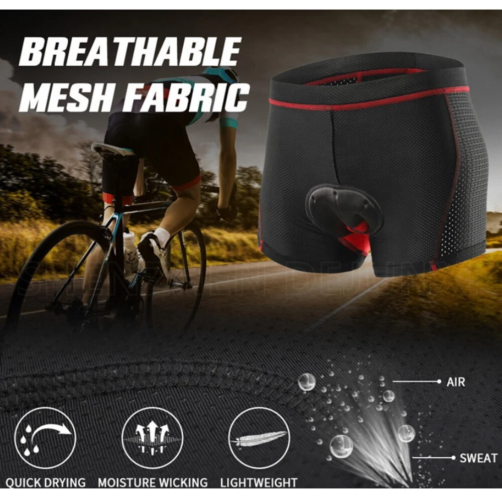Cycling Shorts Gel Padded Anti shock Bicycle MTB Under Pants Liner for Men Women