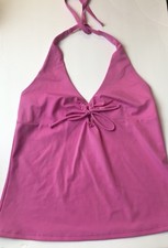 Victoria secret ladies size L Pink halter tankini swimsuit top