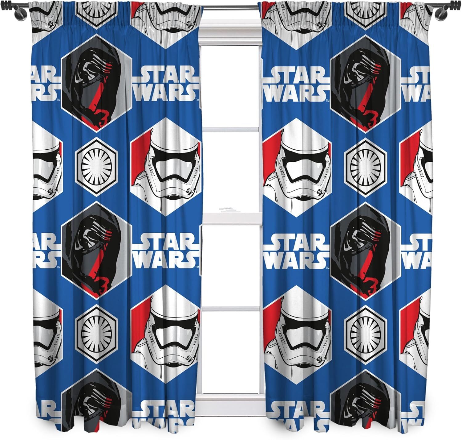 Занавески Star Wars Episode 7 Awaken 72, Ткань, 183 в x 168 д, см