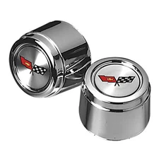 Corvette C3 Aluminum Wheel Center Cap W/Emblem 1982