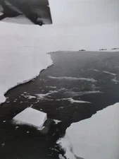 Antarctica Original Photo Vtg Mid Century Steamers Bay of Whales Rare VHTF Aeria