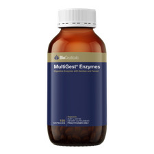 BioCeuticals MultiGest Enzymes 180 Capsules Digestive Enzymes Gentian & Fennel