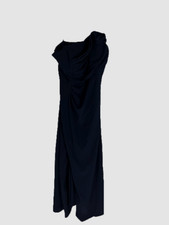 150 Alex Evenings Women's Blue Strapless Ruched Gown Sheath Dress Size 12