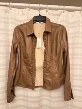 Heartloom Faux Leather Jacket Women’s Small