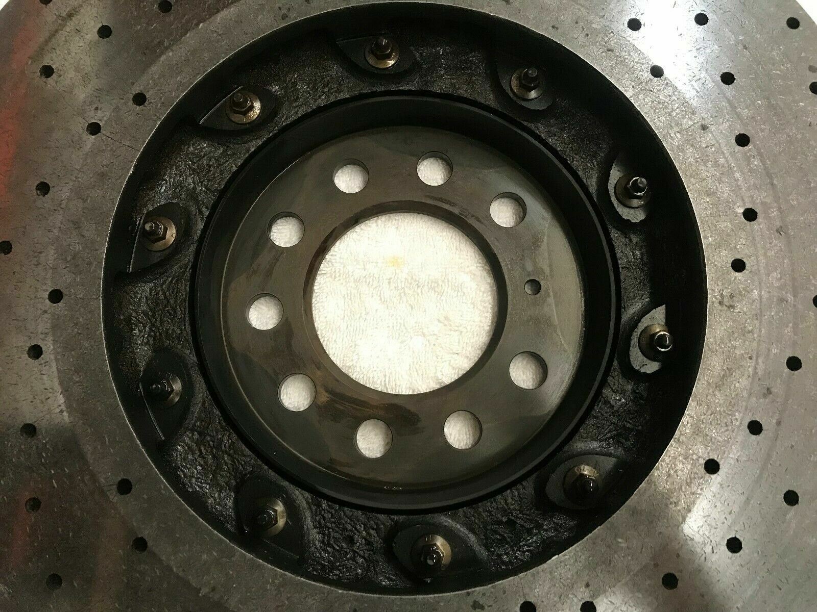 LAMBORGHINI AVENTADOR REAR LEFT DRIVER CARBON CERAMIC BRAKE DISC OEM 470615601F