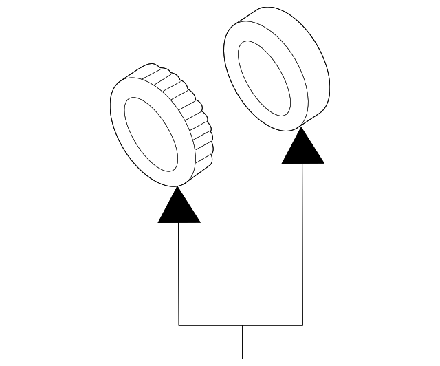 Genuine GM Differential Drive Pinion Gear Outer Bearing 22943109