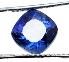 Natural Blue Sapphire 7.55 Ct Cushion Cut Certified Loose Faceted Gemstone Gift