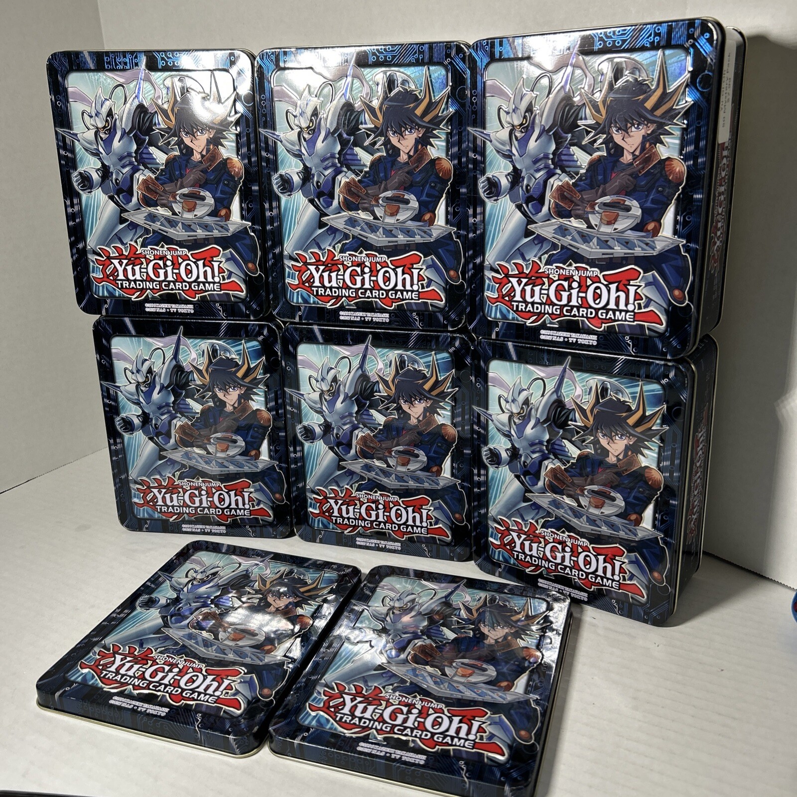 Yugioh Yusei 2018 Mega Collectors Tin Empty Lot of 6 Tins