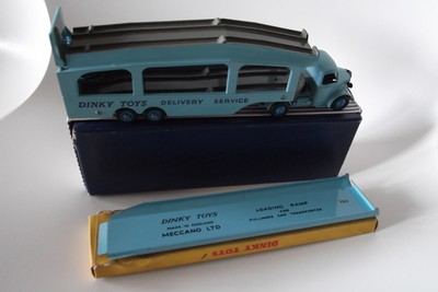 dinky toys 582 + 794 - Pullmore Car transporter + Loading ramp