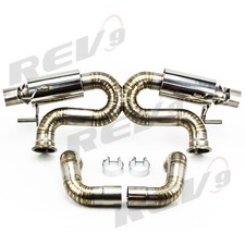 REV9 2.75" TITANIUM CATBACK EXHAUST SPORTS MUFFLER KIT FOR 08-14 AUDI R8 4.2L V8