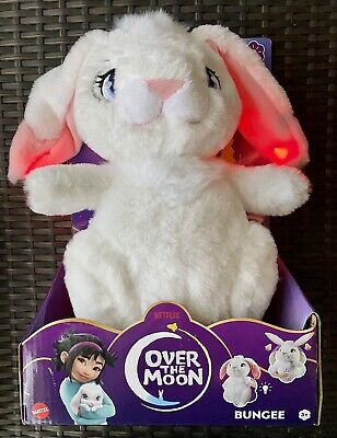 Over The Moon Bungee Bunny Plush Doll 12 Lights Up Netflix New Ebay