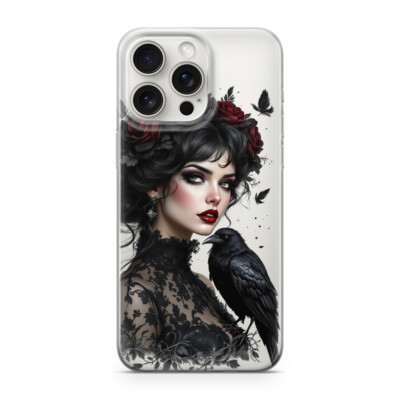 Sunny-Case Handyhülle für iphone 7 PLUS / 8PLUS Raben Schwarze Frau Woman Dark