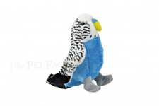 Stofftier Wellensittich blau Vogel Plüschtier Kuscheltier