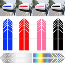 2x Vinyl Graphic Car Sticker Rearview Mirror Side Decal Stripe DIY Decals Decor