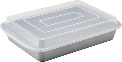 Goldenbake Bakeware Nonstick Baking Pan/Cake Pan with Lid, Rectangle, Insulated,