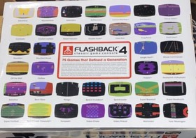 Atari Flashback 4-Classic Game Console 75 Built In Games- Tested & Works