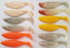 12 Relax Aqua 4" .Soft Plastic Lures Pike Bass Walleye Muskie Musky