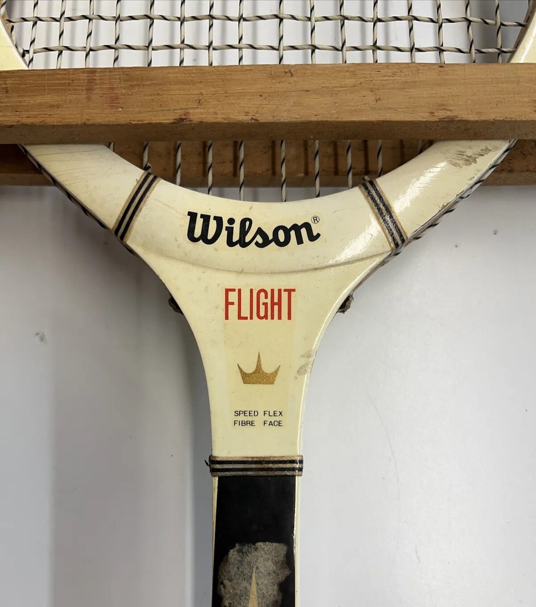Raquette de tennis vintage Wilson Jack Kramer Flight fibre de bois - Neuve / Aut