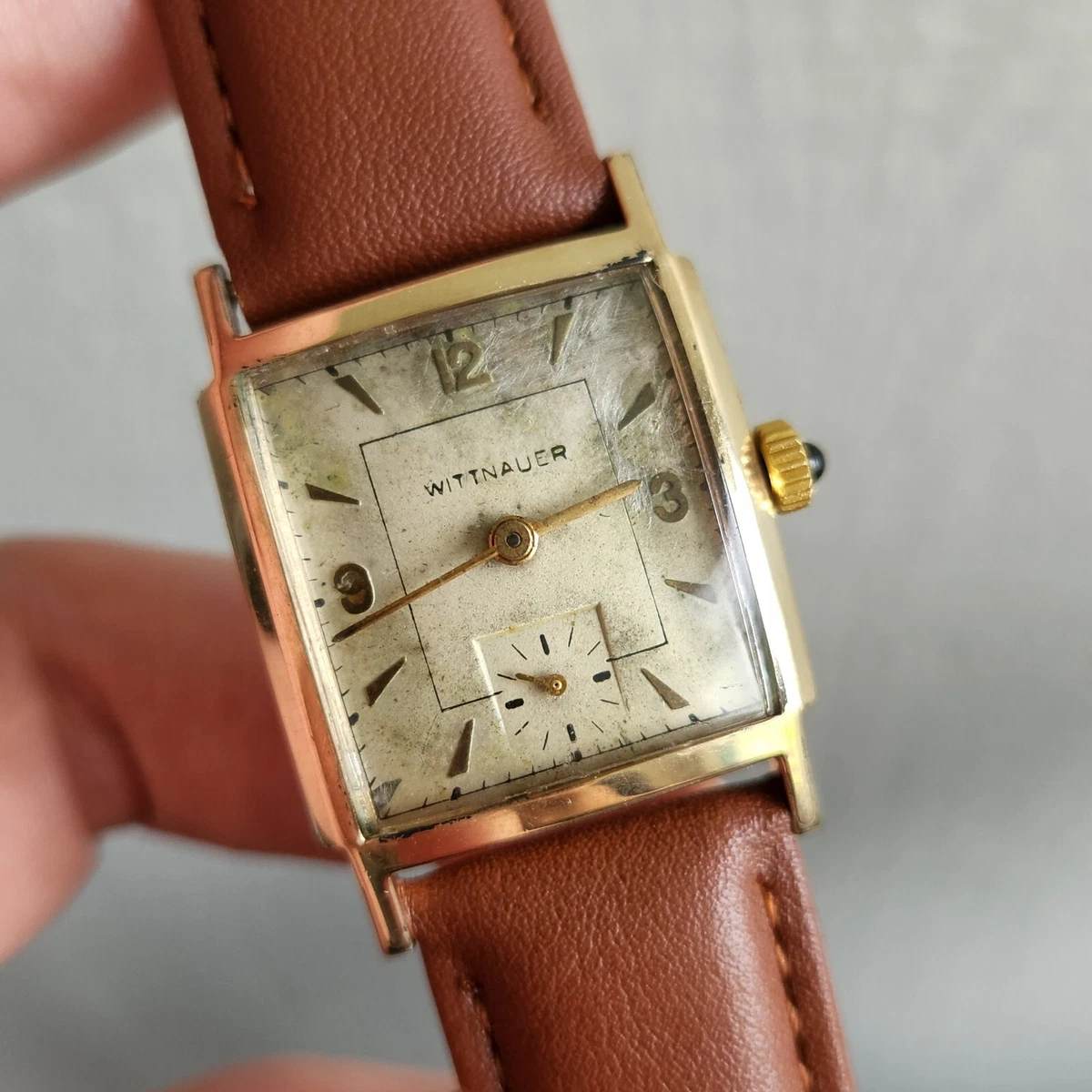 Vintage Wittnauer Men s manual wind watch Cal 10S 17Jewels 10K Gold Filled 1950s