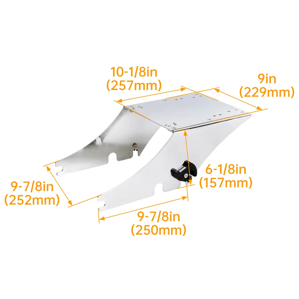 Soporte de montaje en maletero para Harley Davidson Heritage Softail Foto 2 de 4