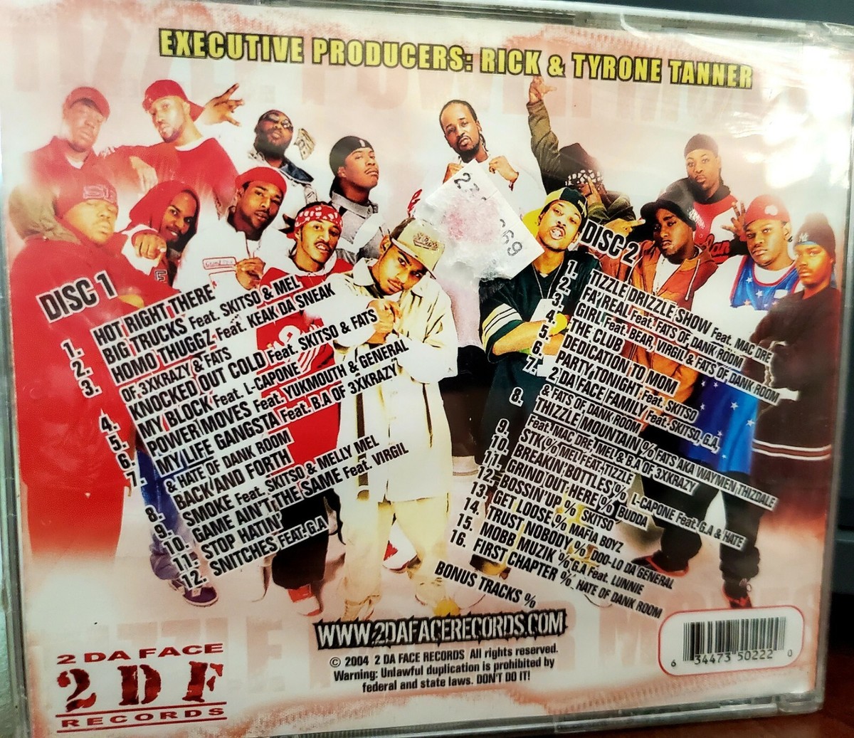 DOA Presents Tizzle Power Movez CD Ft Mac Dre Keak Rare O.O.P Bay