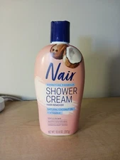 Nair Sensitive Formula Shower Cream Hair Remover Coconut Oil & Vitamin E 12.6oz