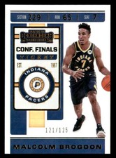 2019-20 Panini Contenders Conference Finals Ticket #74 Malcolm Brogdon SN #/125