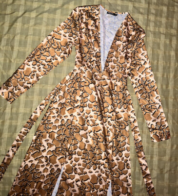 She's a Wild One Satin Nasty Gal Maxi Dress US Women's Size 4 | eBay