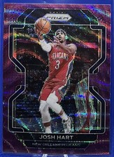 2021-22 Prizm Basketball Josh Hart Purple Wave SP New Orleans Pelicans