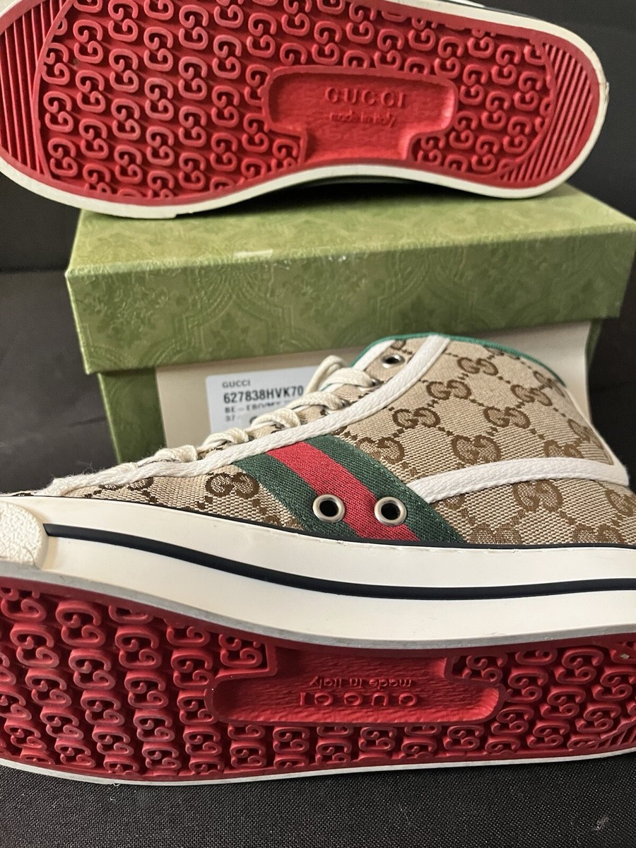 Gucci　Tennis　1977 sneaker Women's Gucci Tennis 1977 sneaker in beige/ebony original GG