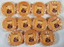Yankee Candle Tarts: SUGAR & SPICE Wax Melts Lot of 11 Orange Brown New
